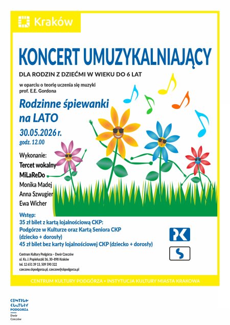 Koncert Gordonowski dla najmłodszych "Rodzinne śpiewanki na lato", Dwór Czeczów