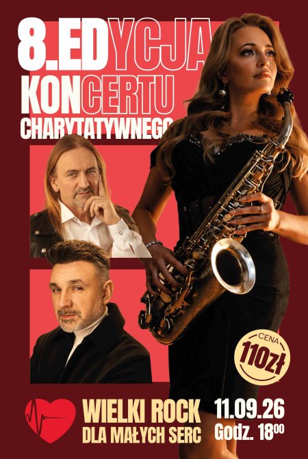 VIII Koncert Charytatywny „Wielki Rock dla Małych Serc”