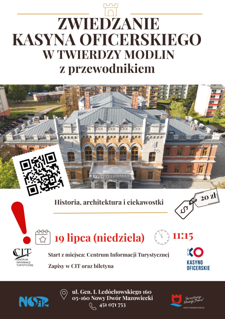 Zwiedzanie Kasyna Oficerskiego z przewodnikiem