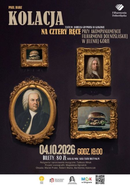 „KOLACJA NA CZTERY RĘCE” PRZY AKOMPANIAMENCIE FILHARMONII DOLNOŚLĄSKIJ W JELENIEJ GÓRZE