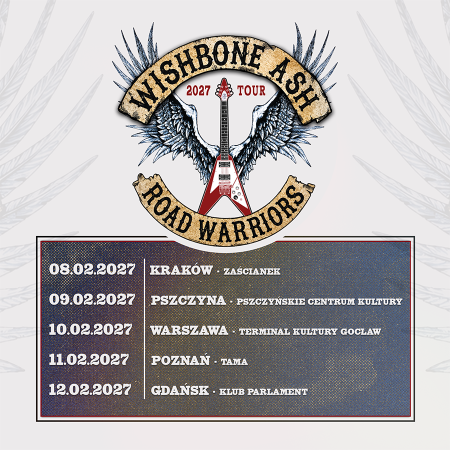 Wishbone Ash - Road Warriors 2027 Tour