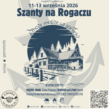 Szanty na Rogaczu - A moŻe moRZe w górach