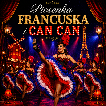 Piosenka francuska i can can - Burlesque