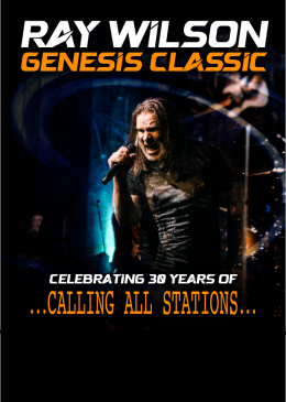 Ray Wilson – Calling all stations 30th Anniversary Tour 2027