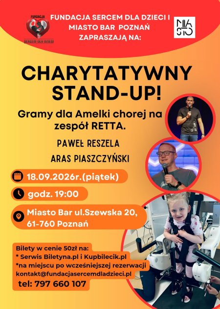 Stand-up charytatywny: Paweł Reszela i Aras Piaszczyński
