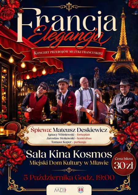 FRANCJA ELEGANCJA | koncert przebojów muzyki francuskiej