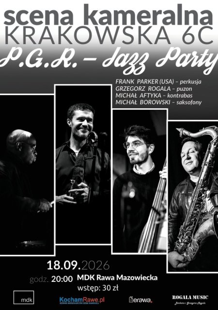 Scena kameralna Krakowska 6c. JAZZ PARTY