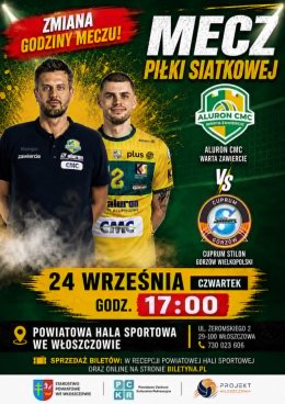 Mecz Towarzyski Piłki Siatkowej: Aluron CMC Warta Zawiercie vs Cuprum Stilon Gorzów Wielkopolski