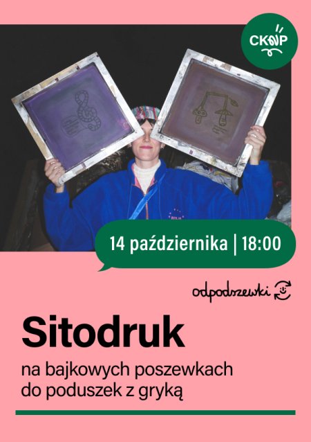 Szycie poszewek z gryką i sitodruk na bajkowych pościelach