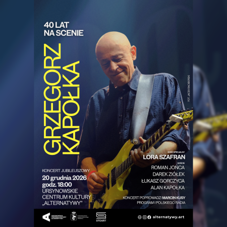 „40 lat na scenie – Grzegorz Kapołka” | koncert jubileuszowy