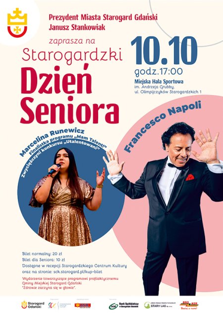 Starogardzki Dzień Seniora - koncert Francesco Napoli