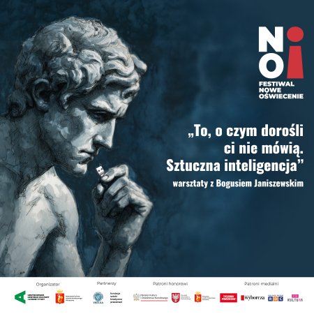 „To, o czym dorośli ci nie mówią. Sztuczna inteligencja” | warsztaty z Bogusiem Janiszewskim