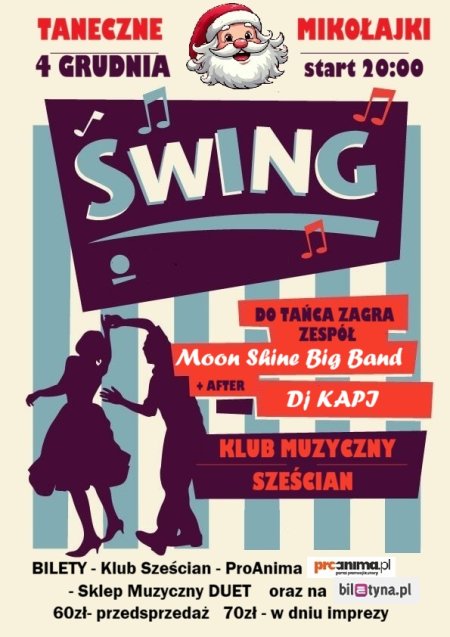 Swingowe mikołajki z zespołem Moon Shine Big Band