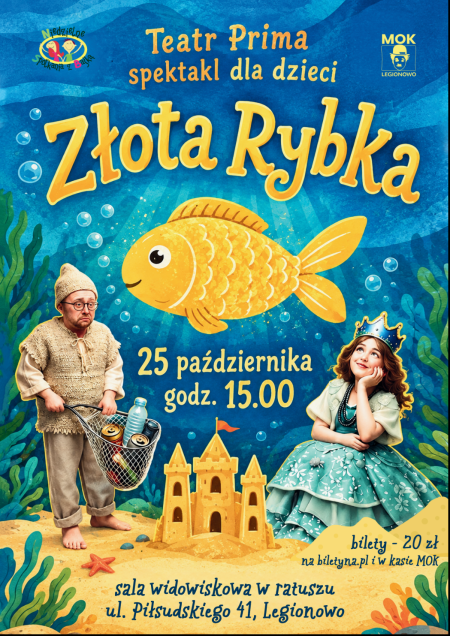 Niedzielne Spotkania z Bajką - spektakl Złota rybka