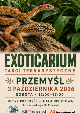 Przemyśl - Targi Terrarystyczne Exoticarium + Wystawa Pająków