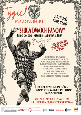 Spektakl teatralny "Sługa dwóch panów" w Zastowie