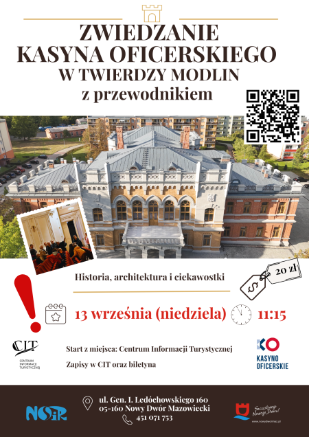 Zwiedzanie Kasyna Oficerskiego z przewodnikiem
