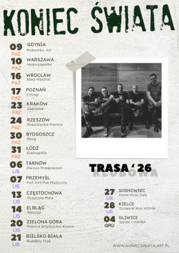 Koniec Świata - Trasa '26