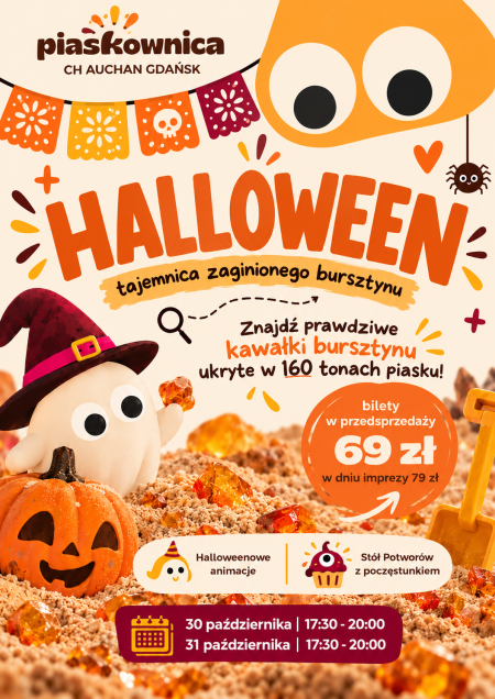 Halloween - Tajemnica Zaginionego Bursztynu w Piaskownicy