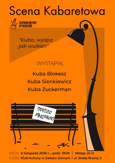 SCENA KABARETOWA. ŚWIEŻO MALOWANE. KLUB KULTURY ZALESIE GÓRNE