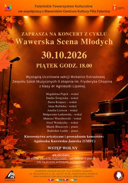 Koncert Studentów UMFC - scena młodych w WCK Falenica