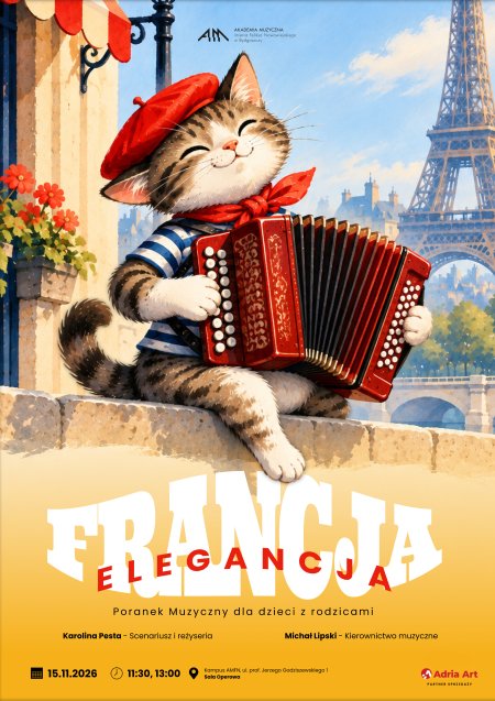 Poranek Muzyczny dla dzieci z rodzicami - Francja Elegancja