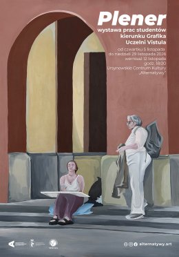 „Plener” | wystawa prac studentów kierunku „grafika” Akademii Finansów i Biznesu Vistula 