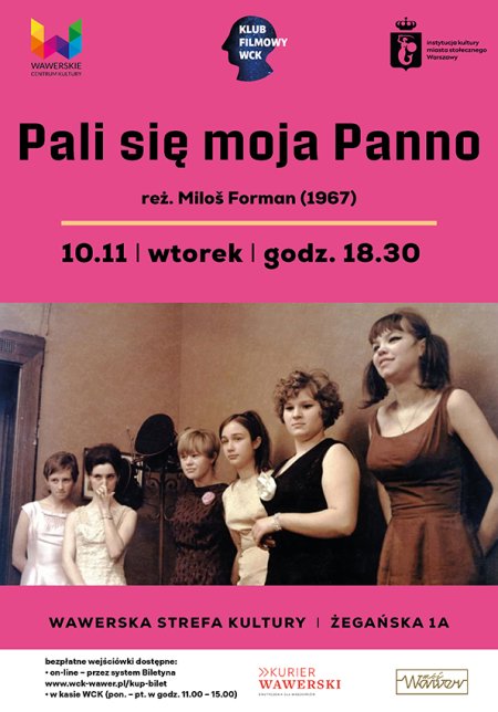 Klub Filmowy WCK "Pali się moja panno" - 10.11.2026 godz. 18.30