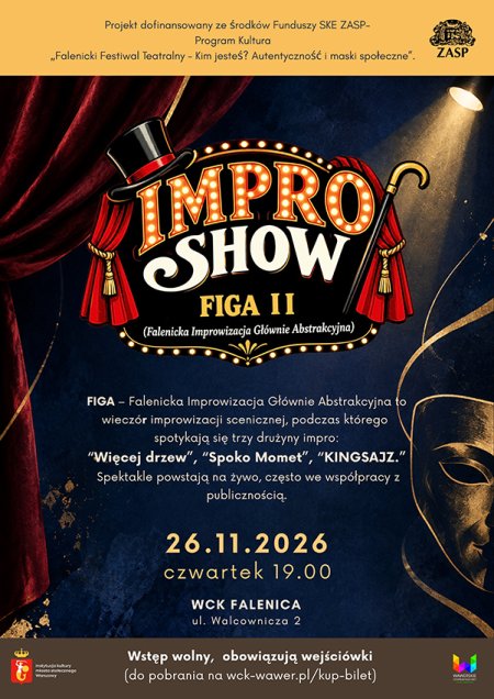 Spektakl "Impro Show" Teatr FIGA w ramach projektu „Falenicki Festiwal Teatralny 2026"
