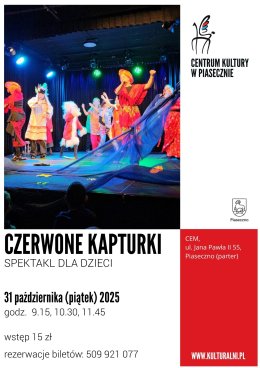 "Czerwone Kapturki" Teatr Kłębek