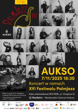 AUKSO. Orkiestra Kameralna Miasta Tychy - FANTAZJA FILMOWA – koncert w ramach XVI Festiwalu PalmJazz