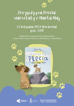 „Przygody psa Precla” Marta Maj” | warsztaty z Martą Maj