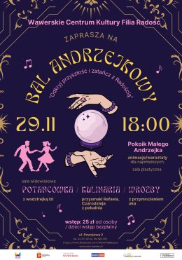 Bal Andrzejkowy "Odkryj przyszłość i zatańcz z Radością"