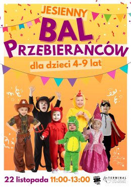 Jesienny bal przebierańców dla dzieci