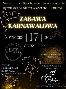 ZABAWA KARNAWAŁOWA RYBNICKIEJ AKADEMII MAŻORETEK