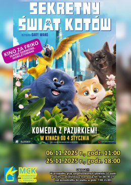 Sekretny świat kotów - Kino za friko! (seanse darmowe, niebiletowane)