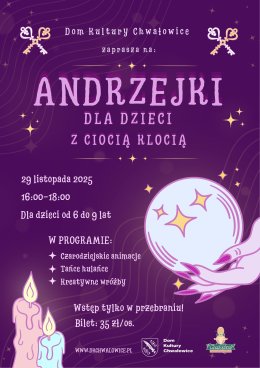 Andrzejki dla dzieci z Ciocią Klocią