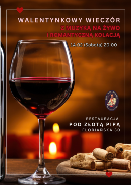 Walentynki - romantyczna kolacja we dwoje