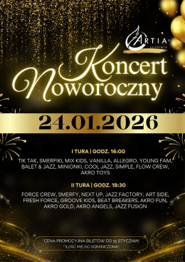 ARTIA Akademia Artystyczna - Koncert Noworoczny 2026 - Piotrków Trybunalski
