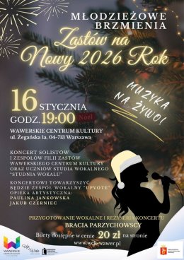 Koncert „Młodzieżowe brzmienia” w Wawerskim Centrum Kultury