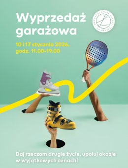 Wyprzedaż garażowa w Alei Bielany - stoisko duże