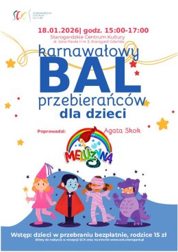 Karnawałowy bal dla dzieci