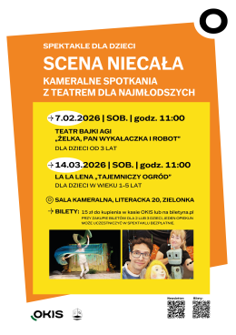Scena Niecała - spektakle dla dzieci | OKIS w Zielonce