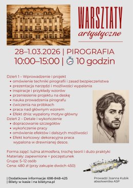 Pirografia na drewnie - rysowanie ogniem