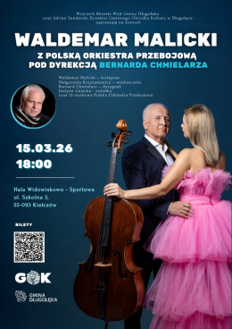 Waldemar Malicki z Polską Orkiestrą Przebojową pod dyrekcją Bernarda Chmielarza