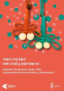 „Ważki na łące” | warsztaty makramowe