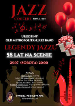 Urodziny Old Metropolitan Jazz Band - Legendy Jazzu